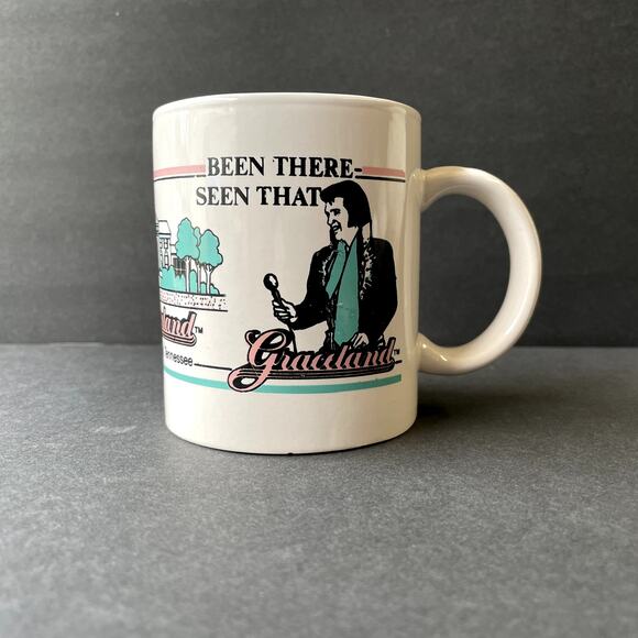 Elvis Presley Graceland "Been There, Seen That" Mug Memphis TN - Picture 1 of 7